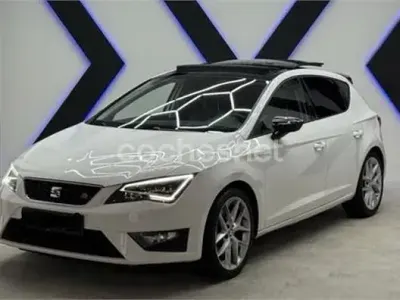 Usado Seat Leon FR 184 CV (135 kW) 2015 Blanco Berlina