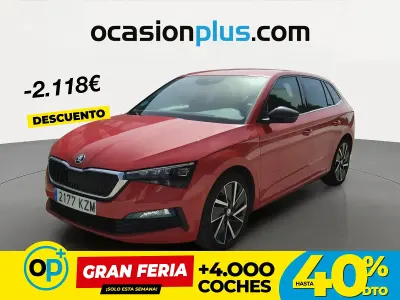 Usado Skoda Scala First Edition 150 CV (110 kW) 2019 Rojo Utilitario