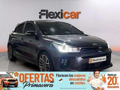 Usado Kia Rio GT-Line 120 CV (88 kW) 2020 Gris Berlina