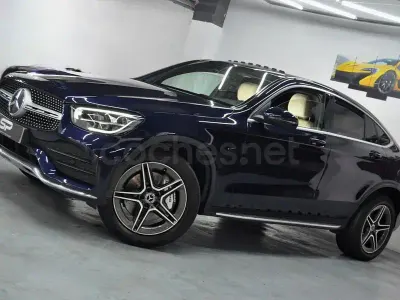 Usado Mercedes GLC300e 320 CV (235 kW) 2020 Azul SUV