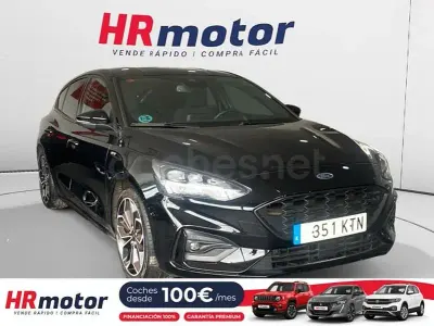 Usado Ford Focus ST-Line 125 CV (91 kW) 2019 Negro Berlina
