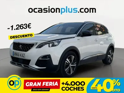 Usado Peugeot 3008 GT-line 130 CV (95 kW) 2019 Blanco SUV