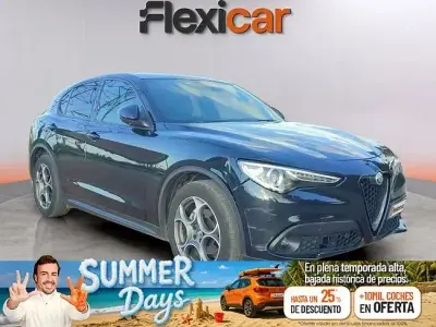 Usado Alfa Romeo Stelvio Sprint 160 CV (117 kW) 2022 Negro SUV