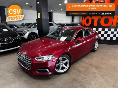 Usado Audi A5 Sportback Sport 190 CV (139 kW) 2019 Rojo Utilitario