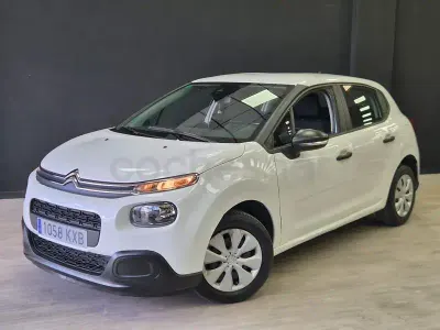 Usado Citroën C3 Live 99 CV (72 kW) 2019 Blanco Utilitario
