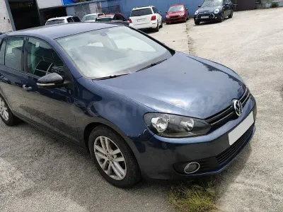 Usado VW Golf VI 105 CV (77 kW) 2010 Azul Utilitario