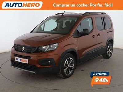 Usado Peugeot Rifter GT-line 111 CV (81 kW) 2018 Marrón Monovolumen