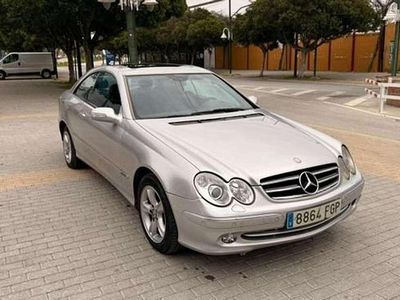 Usado Mercedes CLK200 170 CV (125 kW) 2004 Gris Coupe
