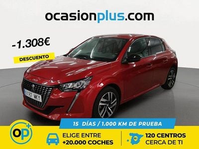 Usado Peugeot 208 Allure 100 CV (73 kW) 2023 Rojo Utilitario