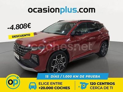 Rojo Usado 2023 Hyundai Tucson N Line SUV | 22.750 € (Precio justo)