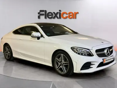 Usado Mercedes C220 170 CV (125 kW) 2018 Blanco Coupe