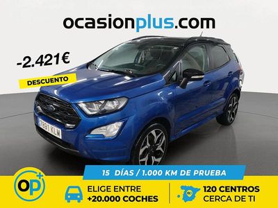 Usado Ford Ecosport ST-Line 140 CV (102 kW) 2018 Azul SUV