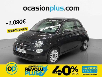 Usado Fiat 500 Lounge 69 CV (50 kW) 2020 Negro Utilitario