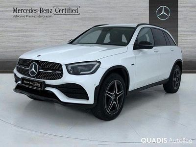 Usado Mercedes GLC300e 320 CV (235 kW) 2021 Blanco polar