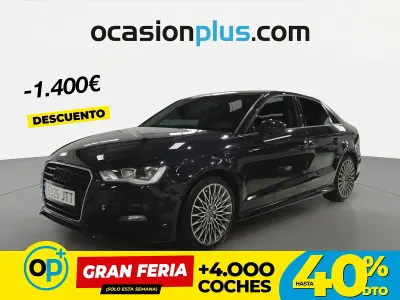 Usado Audi A3 S-Line 110 CV (80 kW) 2016 Negro Berlina