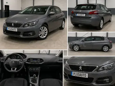 Usado Peugeot 308 SW Access 100 CV (73 kW) 2017 Gris / plata Familiar