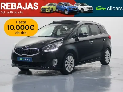 Usado Kia Carens 115 CV (84 kW) 2016 Negro Monovolumen