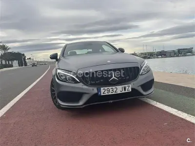 Usado Mercedes C250 AMG line 204 CV (150 kW) 2017 Gris / plata Coupe