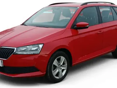 Usado Skoda Fabia 75 CV (55 kW) 2019 Rojo Utilitario