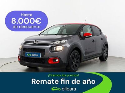 Gris Usado 2018 Citroën C3 Feel Berlina | 8390 € (Precio justo)