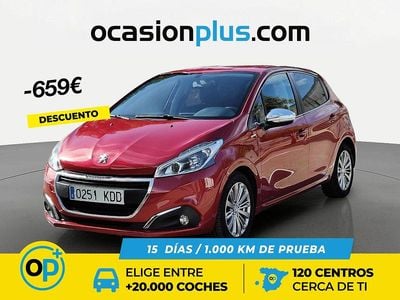 Rojo Usado 2017 Peugeot 208 Style Utilitario | 8241 € (Precio justo)