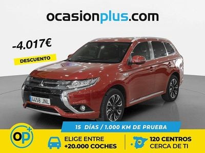 Usado Mitsubishi Outlander P-HEV 203 CV (149 kW) 2016 Rojo SUV