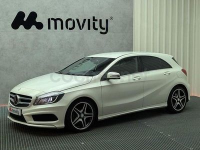 Usado Mercedes A200 AMG line 136 CV (100 kW) 2015 Blanco Berlina