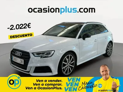 Usado Audi A3 S-Line 150 HP (110 kW) 2019 Branco Sedan