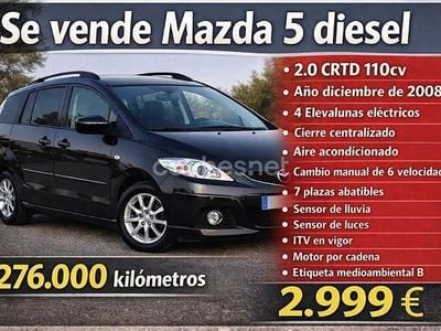 Negro Usado 2009 Mazda 5 Active Monovolumen | 3000 € (Super precio)