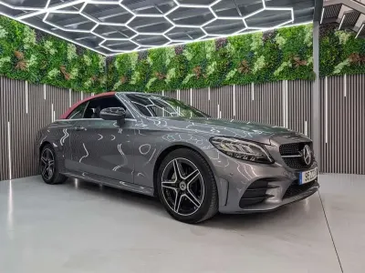 Usado Mercedes C220 194 CV (142 kW) 2021 Gris Descapotable