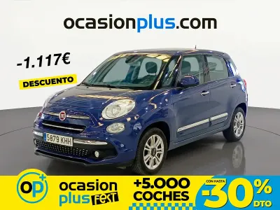 Usado Fiat 500L Lounge 95 CV (69 kW) 2018 Azul Monovolumen