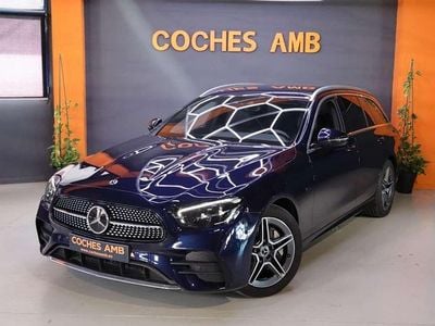 Usado Mercedes E300 306 CV (225 kW) 2020 Azul Familiar