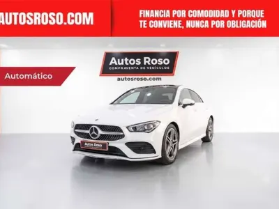 Usado Mercedes CLA200 163 CV (119 kW) 2019 Blanco Coupe