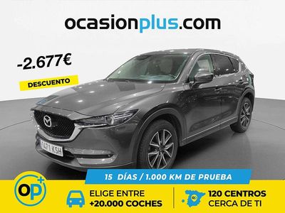 Usado Mazda CX-5 150 CV (110 kW) 2018 Gris SUV