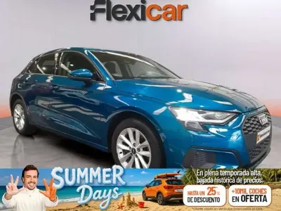 Usado Audi A3 Sportback 150 CV (110 kW) 2020 Azul Utilitario