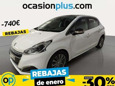 Usado Peugeot 208 Allure 99 CV (72 kW) 2016 Blanco Utilitario