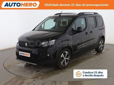 Usado Peugeot Rifter GT-line 131 CV (96 kW) 2019 Negro Monovolumen