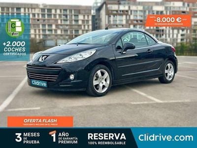 Negro Usado 2010 Peugeot 207 CC Descapotable | 5990 € (Precio justo)