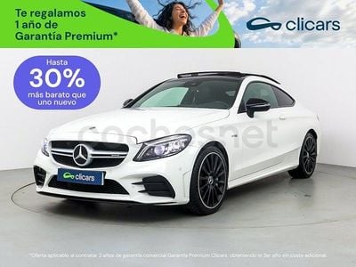 Usado Mercedes C43 AMG 367 CV (269 kW) 2018 Blanco Coupe