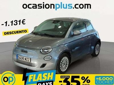Usado Fiat 500e Action 69 kW (95 CV) 2022 Plateado Utilitario