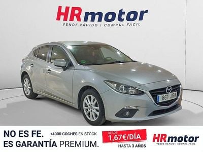 Usado Mazda 3 Luxury 105 CV (77 kW) 2016 Gris / plata Berlina