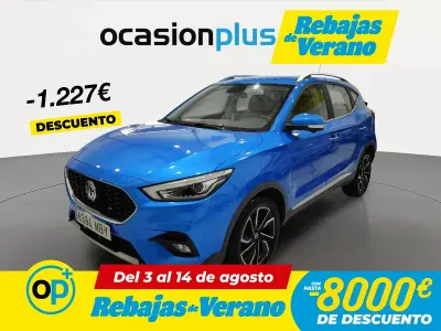 Usado MG ZS Luxury 106 CV (77 kW) 2022 Azul SUV