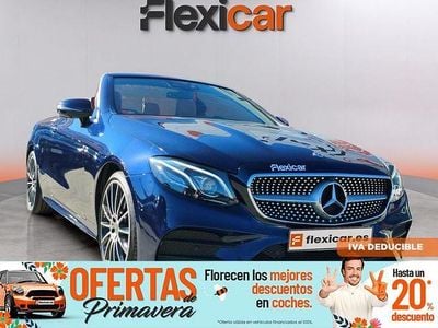 Usado Mercedes E400 333 CV (244 kW) 2018 Azul Descapotable