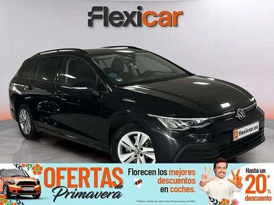 Usado VW Golf VII Life 115 CV (84 kW) 2021 Negro Utilitario