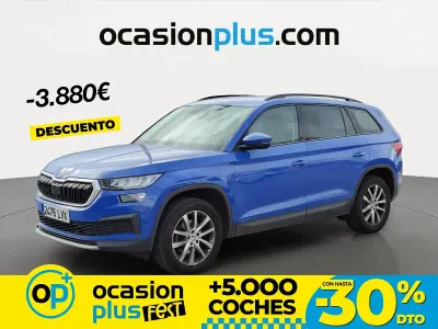 Usado Skoda Kodiaq Ambition 150 CV (110 kW) 2022 Azul SUV