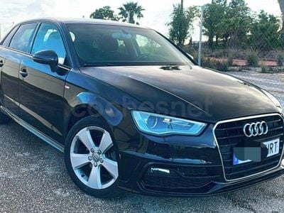Usado Audi A3 Ambition 105 CV (77 kW) 2013 Negro Berlina