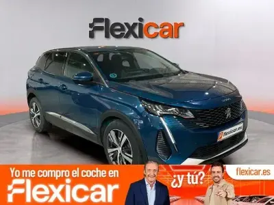 Usado Peugeot 3008 Active 130 CV (95 kW) 2021 Azul SUV