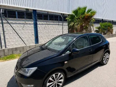 Usado Seat Ibiza FR 110 CV (80 kW) 2017 Negro Berlina