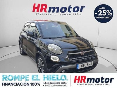 Usado Fiat 500L Cross 105 CV (77 kW) 2018 Negro Monovolumen