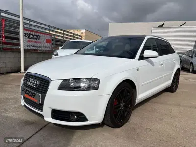 Usado Audi A3 Ambition 140 CV (102 kW) 2008 Blanco Utilitario